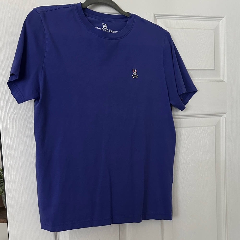 Psycho Bunny Men's Royal Blue Short Sleeve Tee